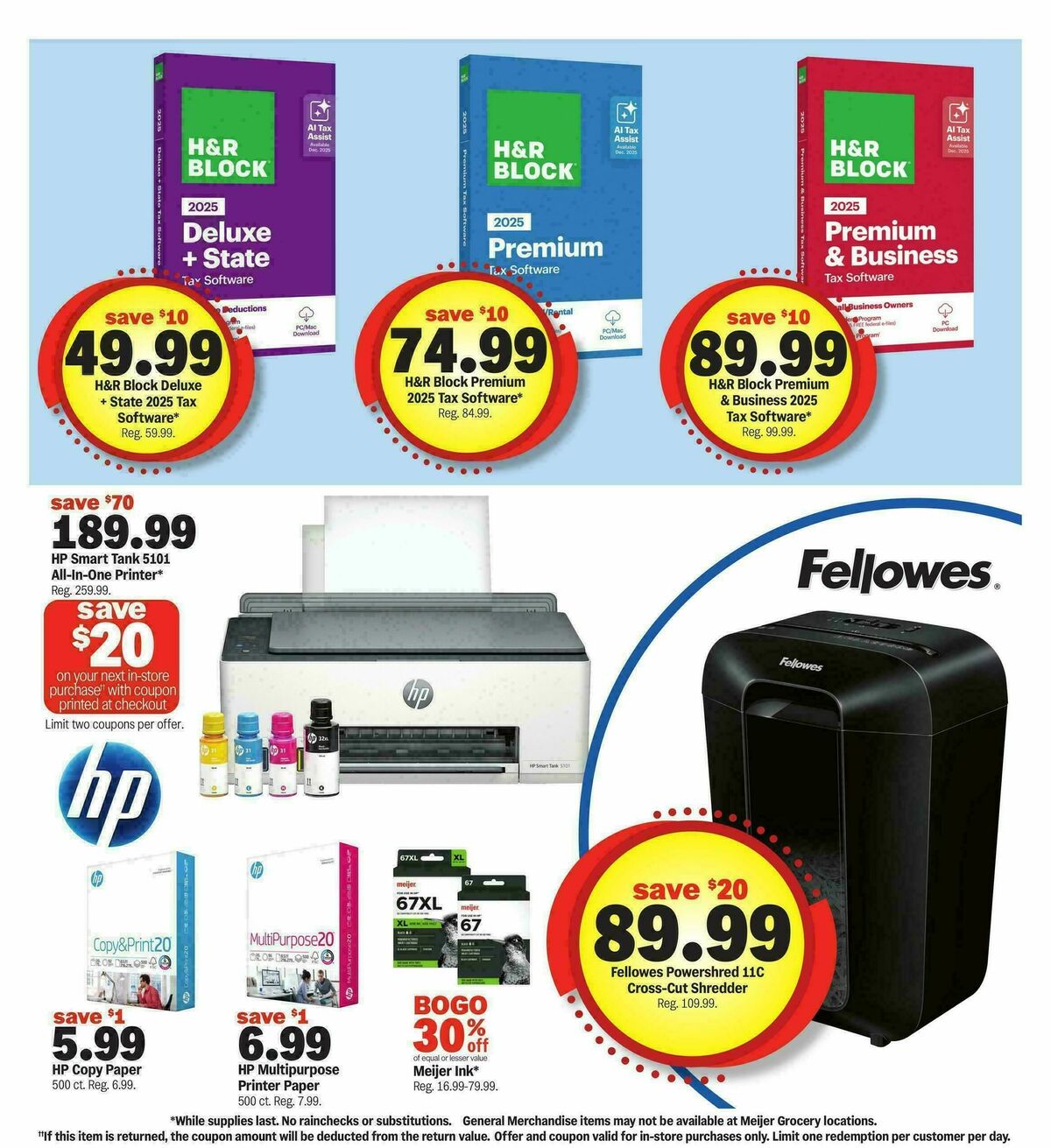 Meijer More deals across the store Weekly Ad from February 25