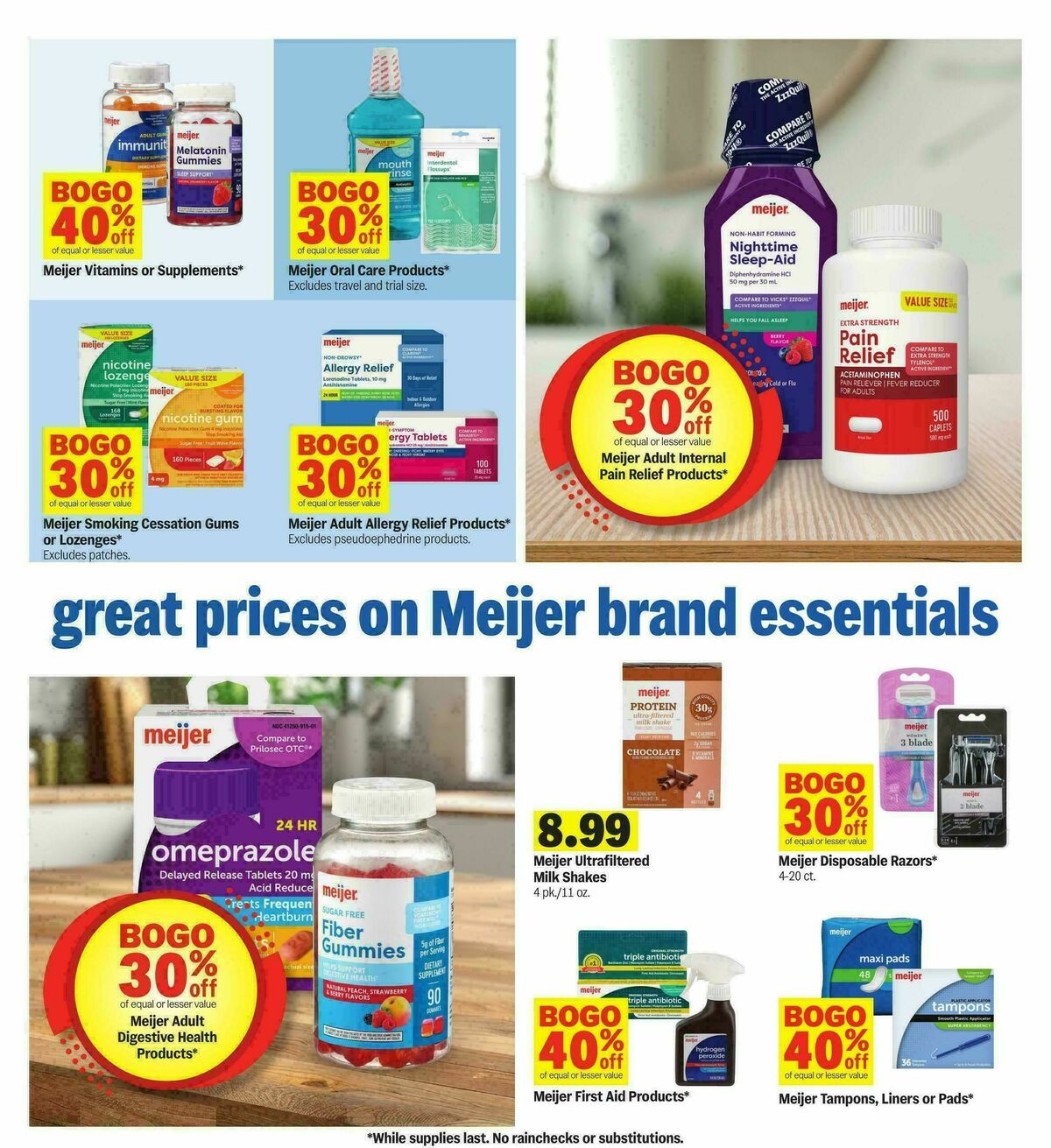 Meijer Weekly Ad from March 4