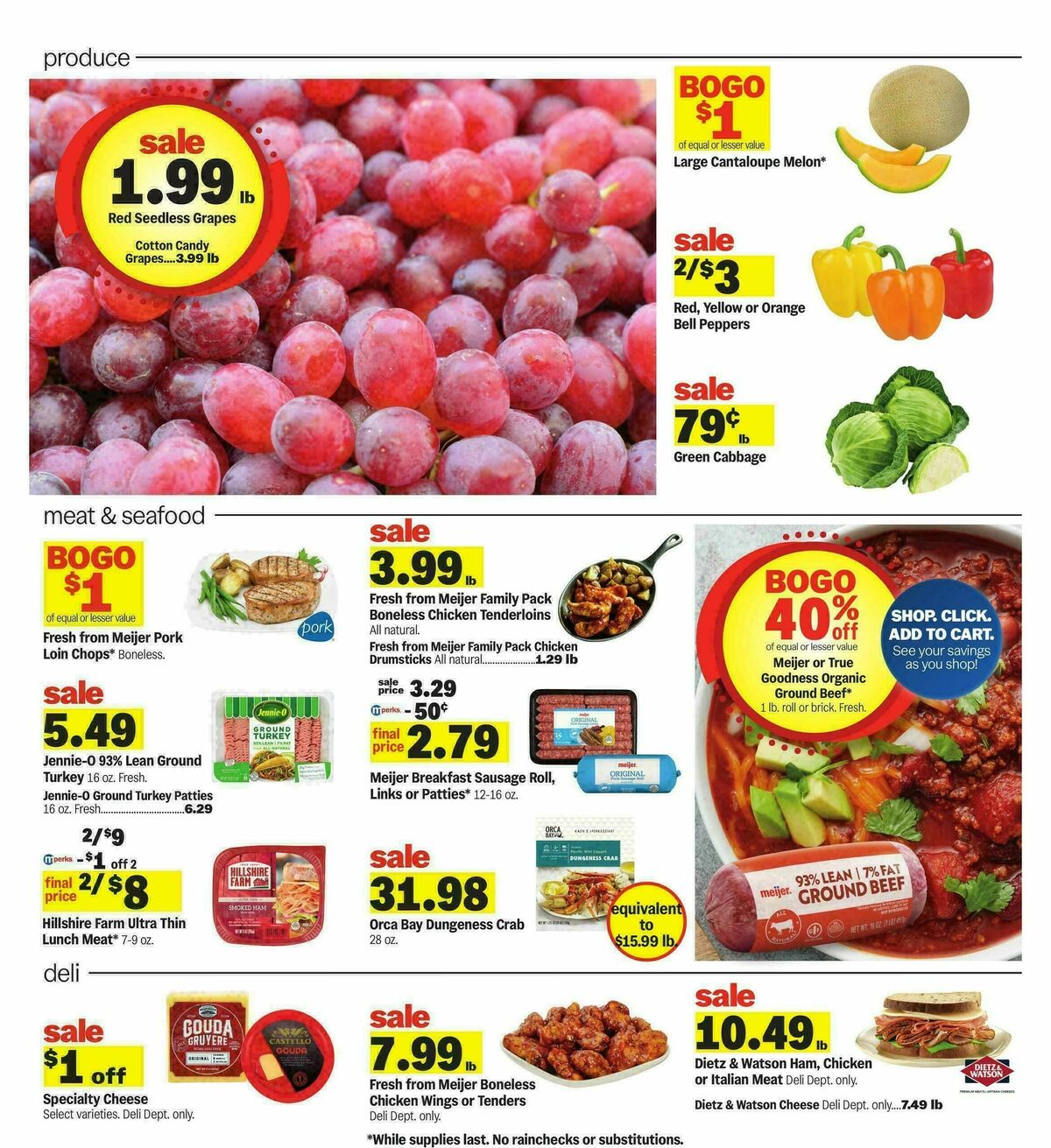 Meijer Weekly Ad from March 11