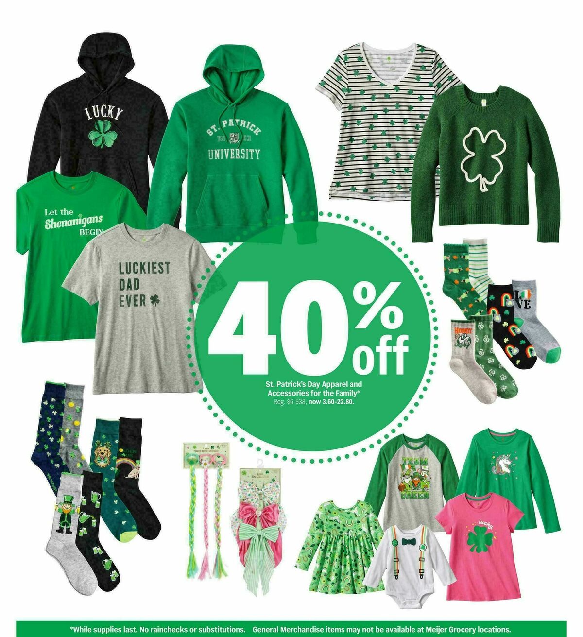Meijer Make st.patrick's day a good deal better Weekly Ad from March 11