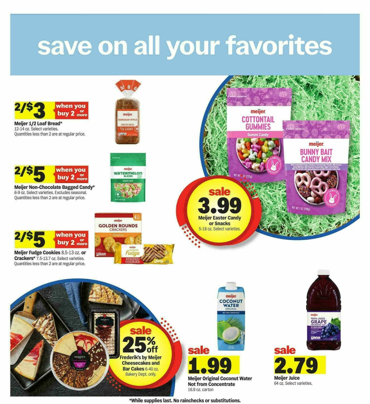 Meijer Weekly Ad from March 18