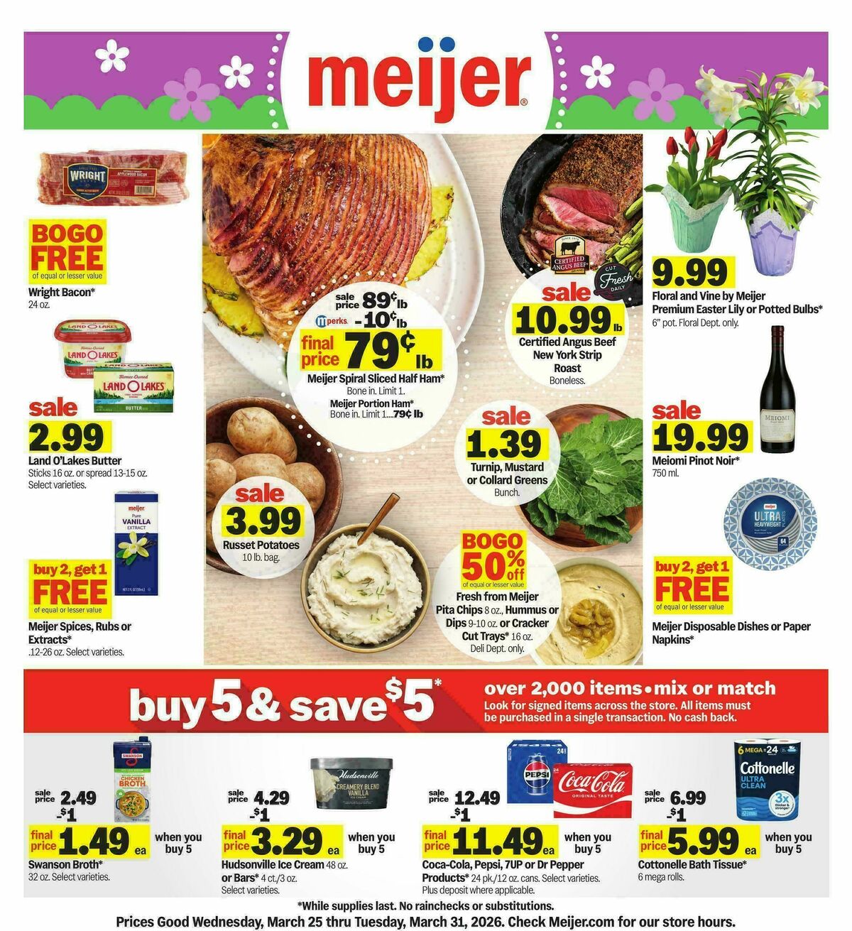 Meijer Weekly Ad from March 25