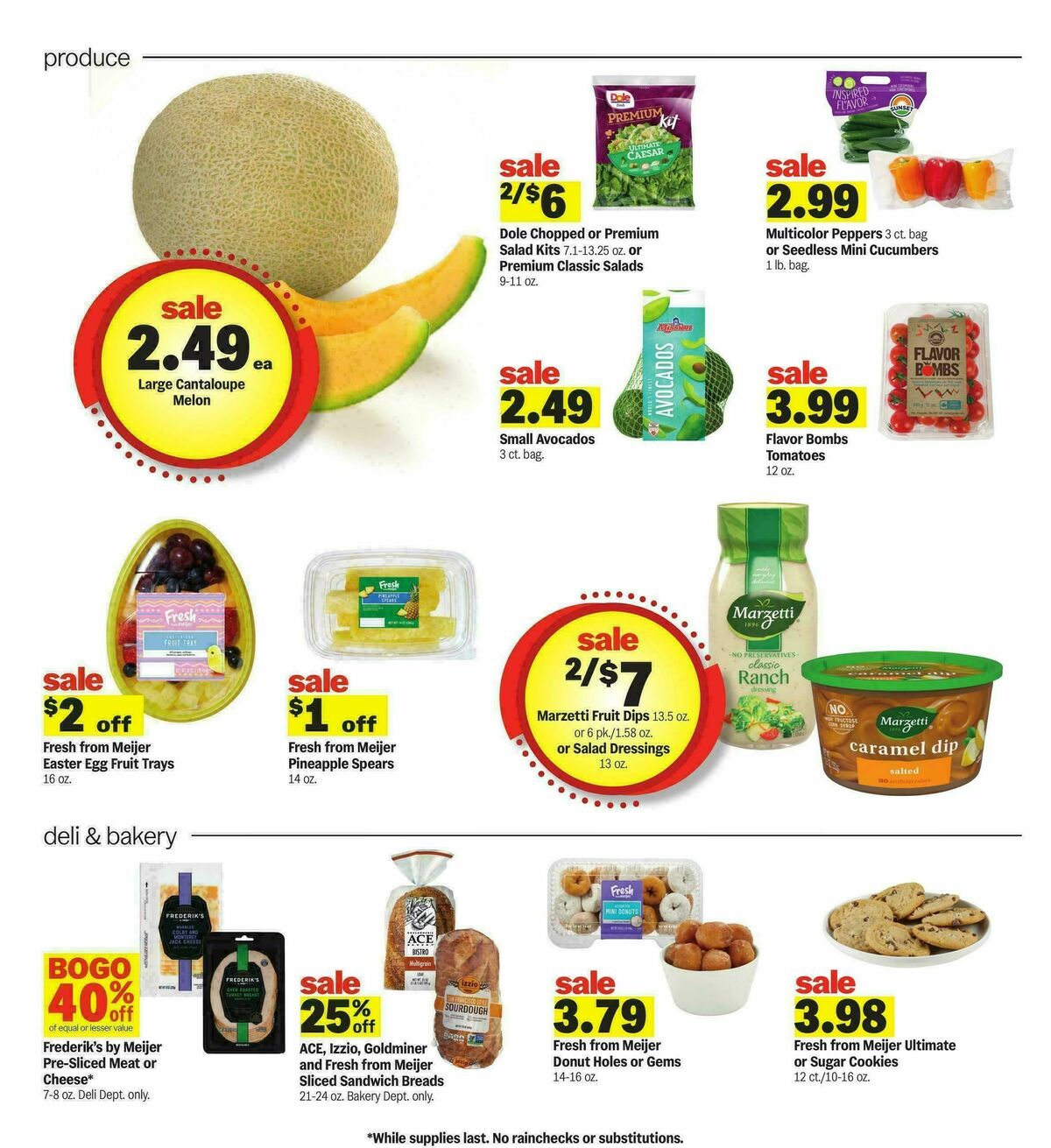 Meijer Weekly Ad from March 25