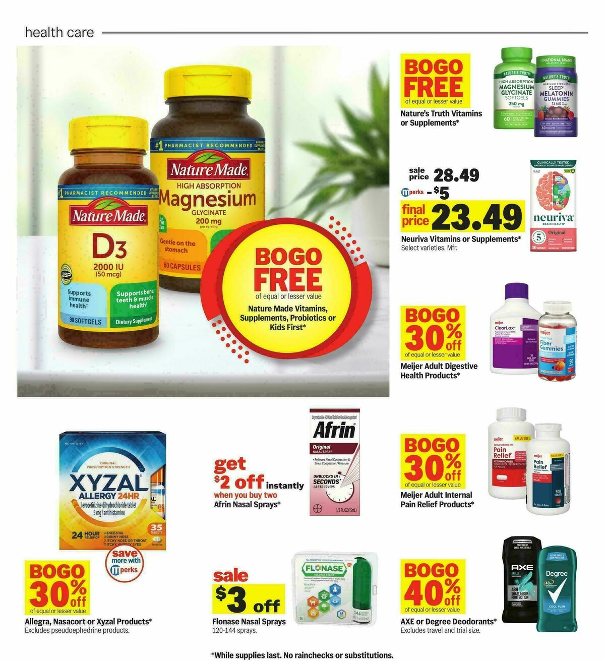 Meijer Weekly Ad from March 25