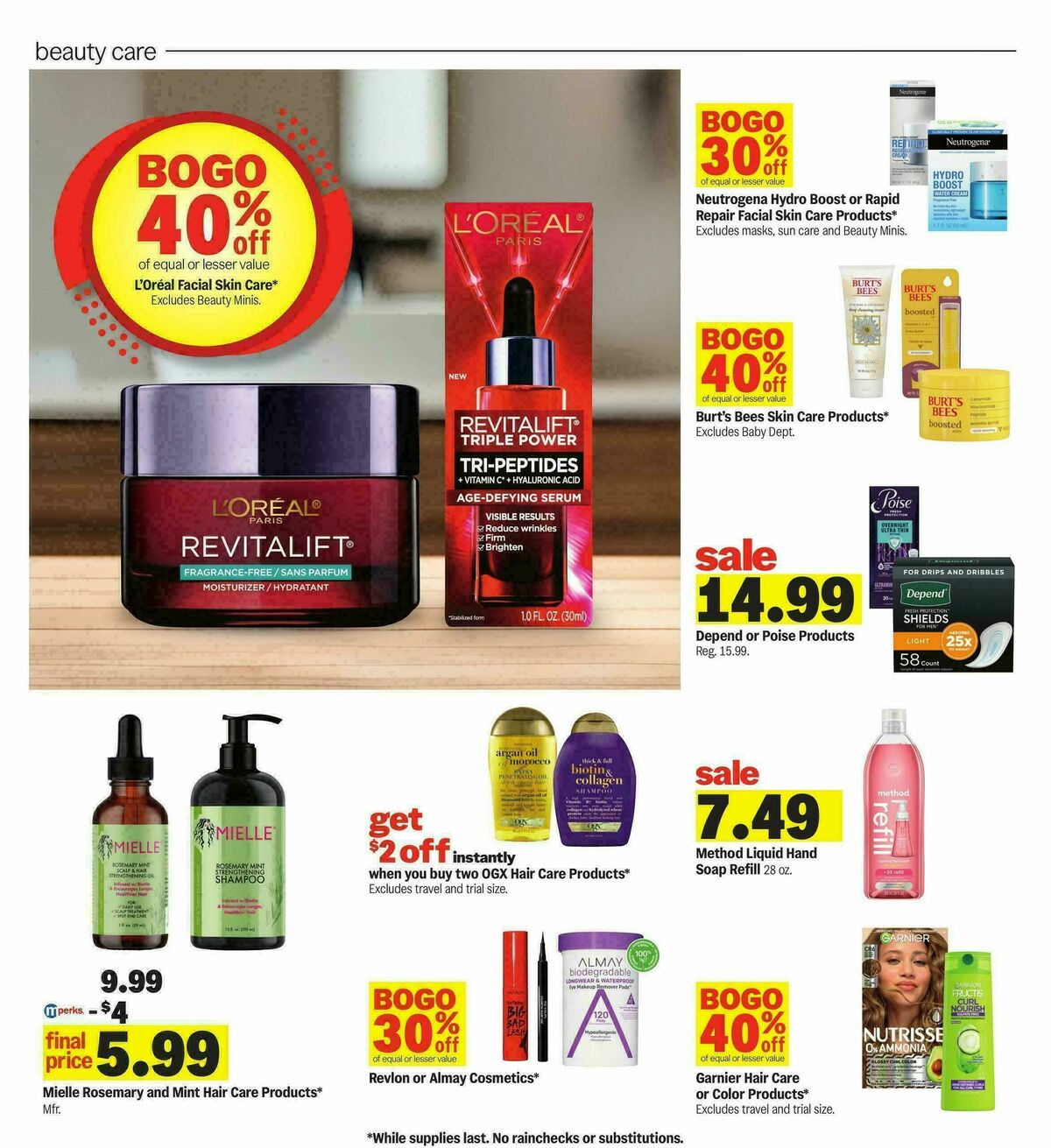 Meijer Weekly Ad from March 25