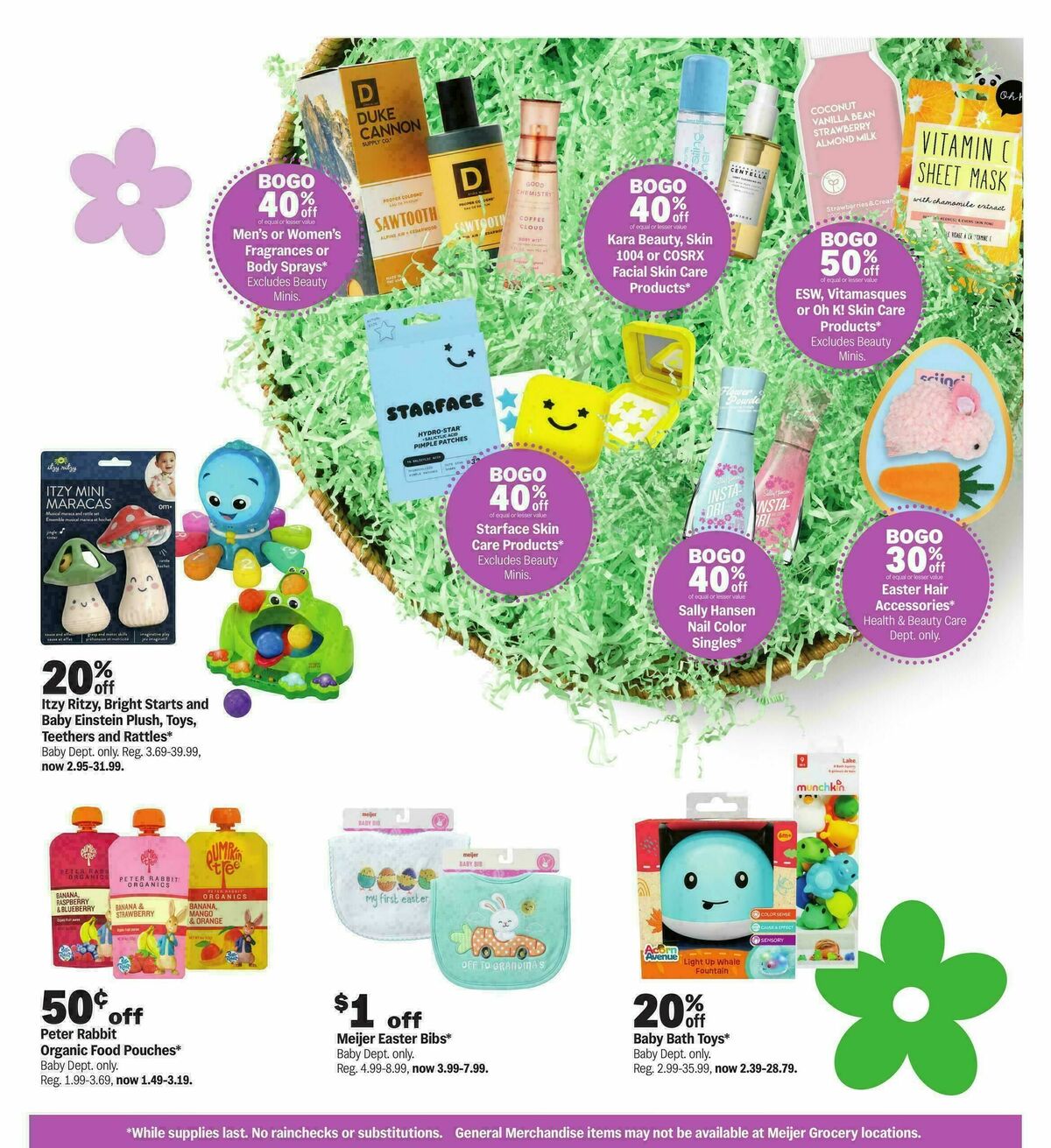 Meijer Make Easter a Good Deal Better Weekly Ad from March 25