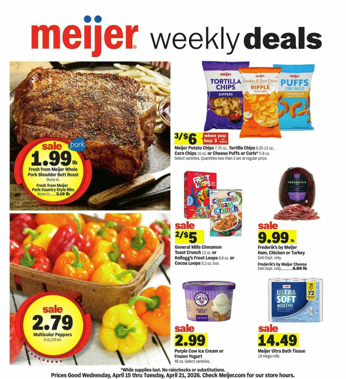 Meijer Weekly Ad from April 15
