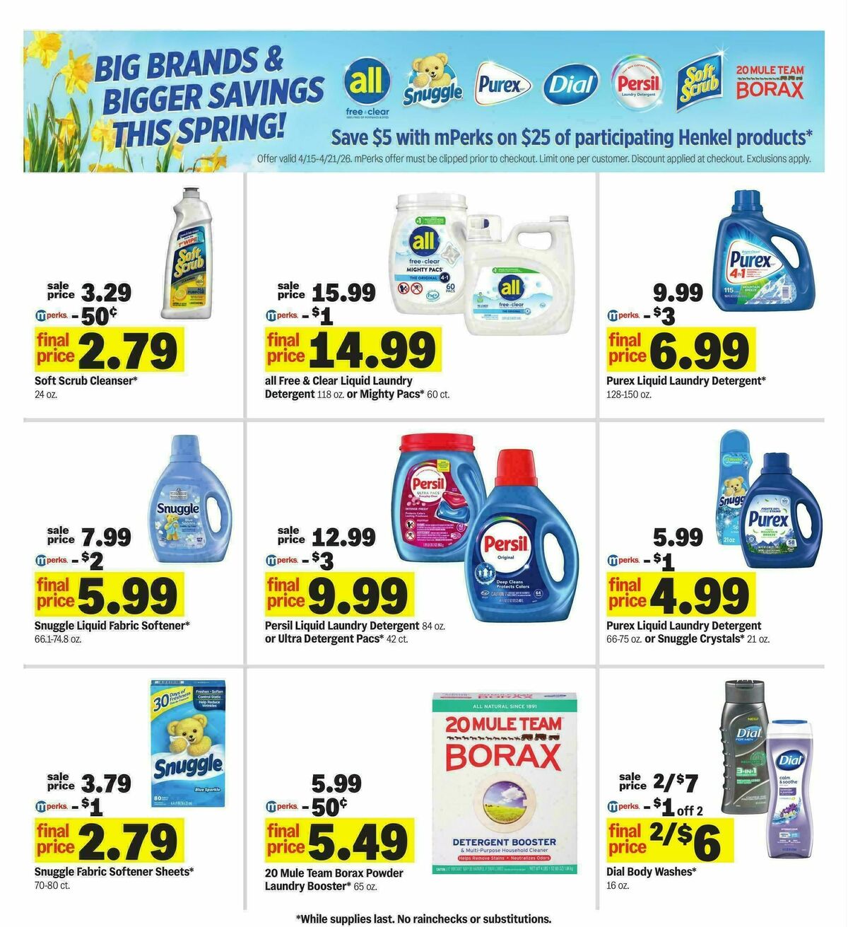 Meijer Weekly Ad from April 15