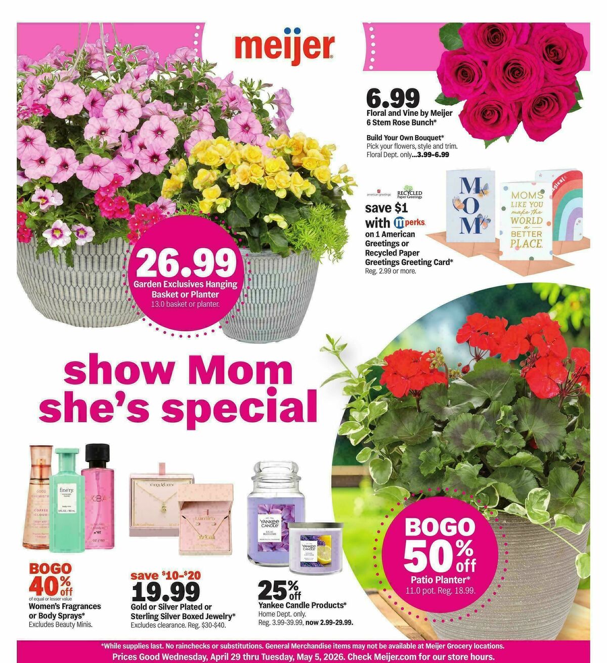 Meijer Show mom shes special Weekly Ad from April 29