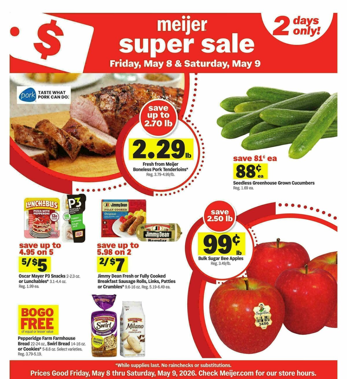 Meijer Super Sale Weekly Ad from May 8