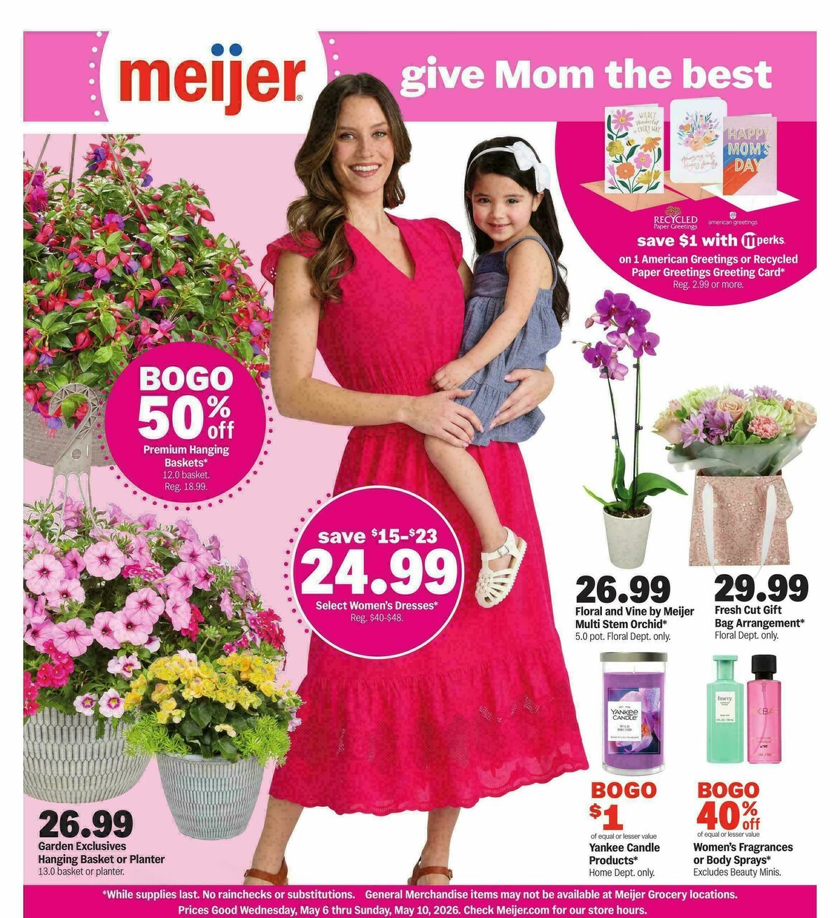 Meijer Give mom the best Weekly Ad from May 6