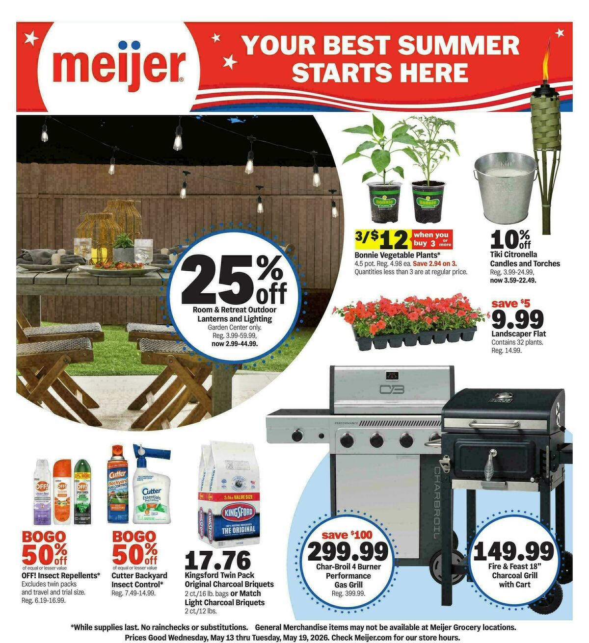 Meijer Your best summer starts here Weekly Ad from May 13