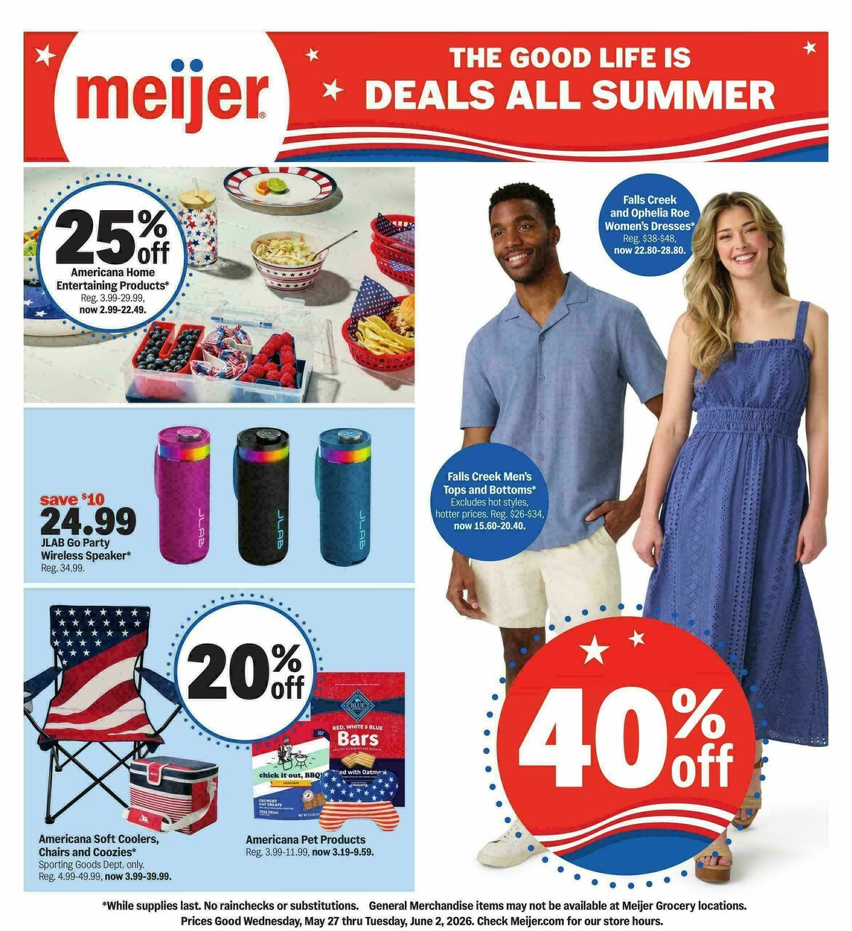 Meijer The good life is deals all summer Weekly Ad from May 27