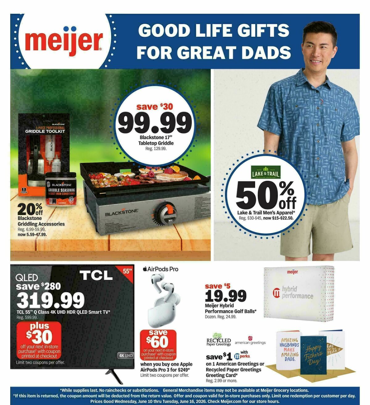 Meijer Good life gifts for a great dad Weekly Ad from June 10