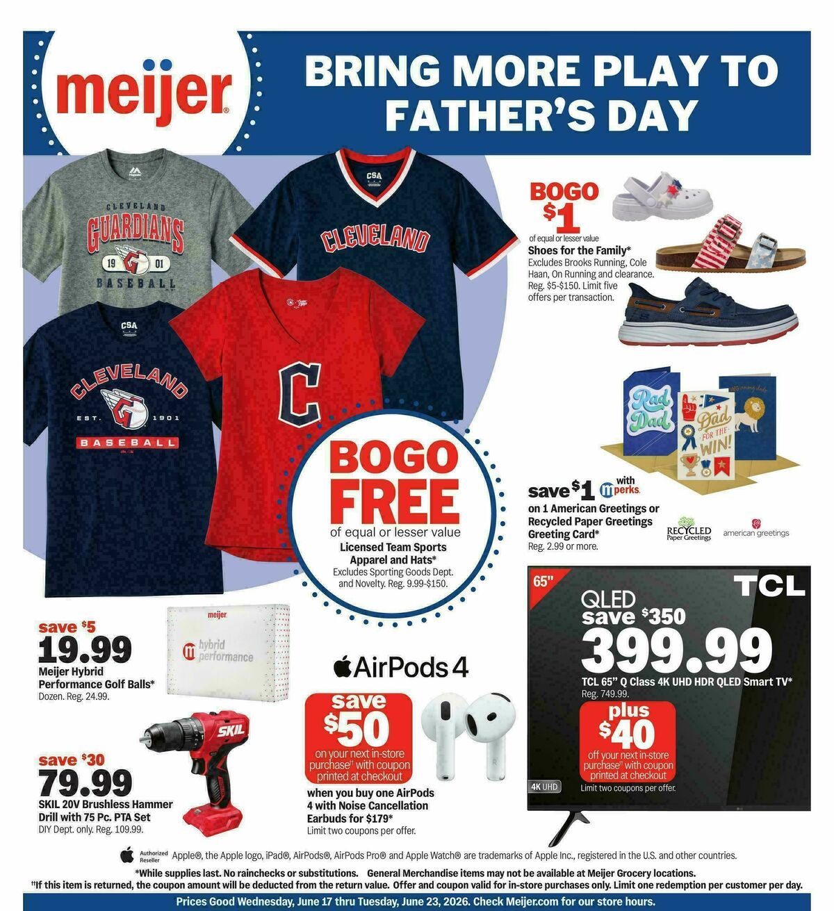Meijer Bring more play to father's day Weekly Ad from June 17