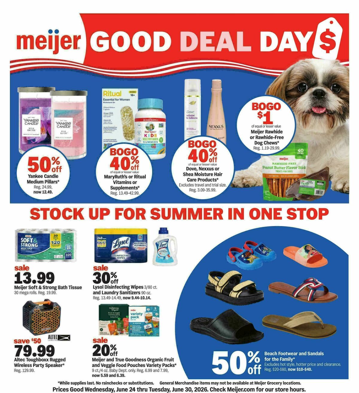 Meijer Good Deal Days Weekly Ad from June 24