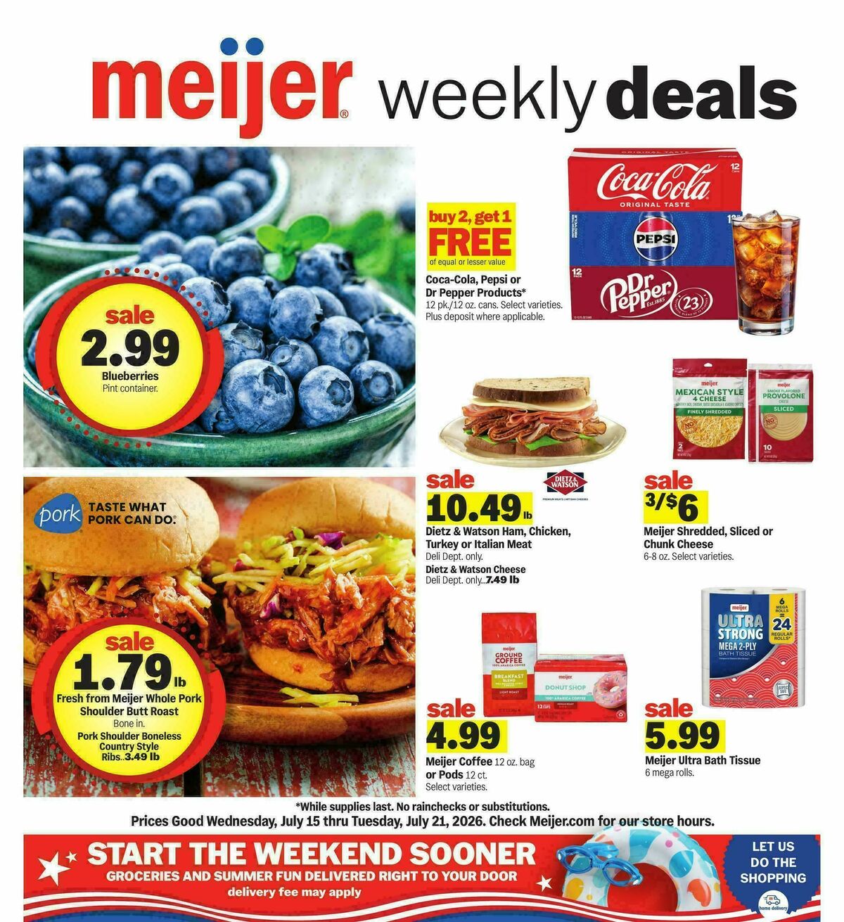 Meijer Weekly Ad from July 15