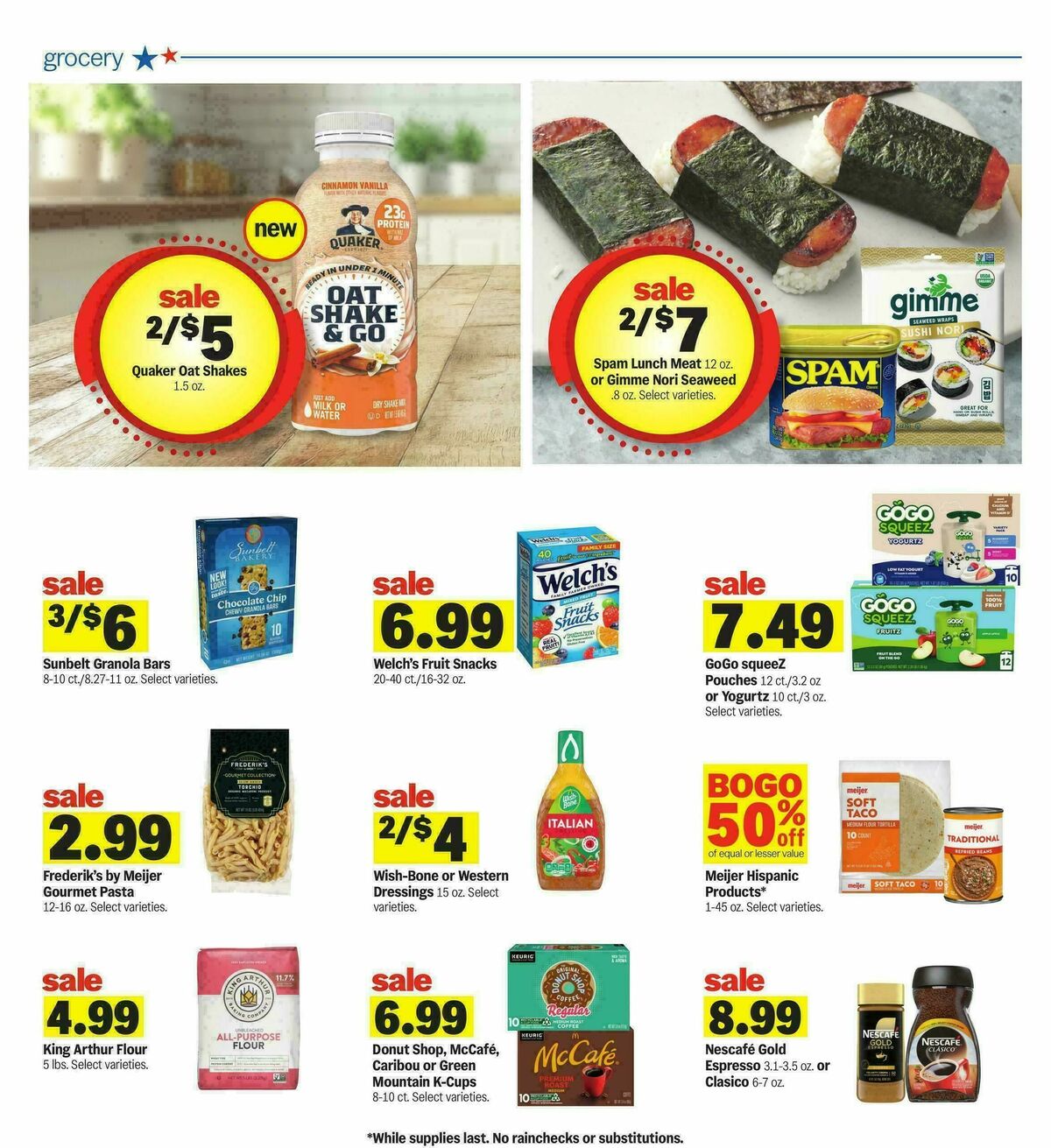 Meijer Weekly Ad from July 22