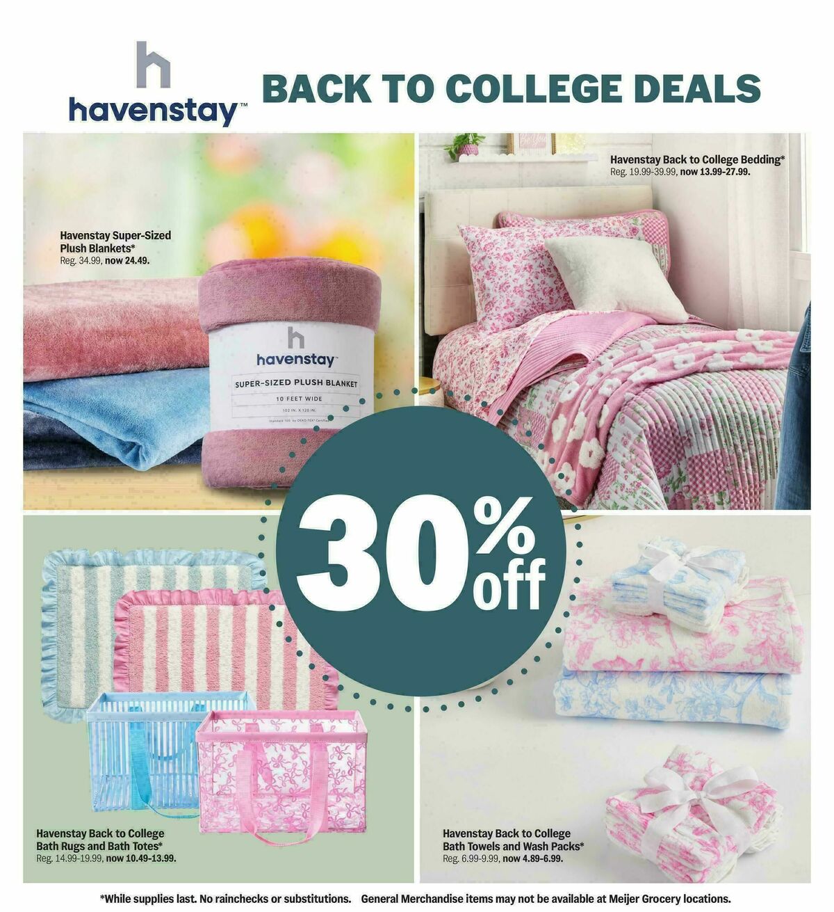 Meijer Storage for study season Weekly Ad from July 22