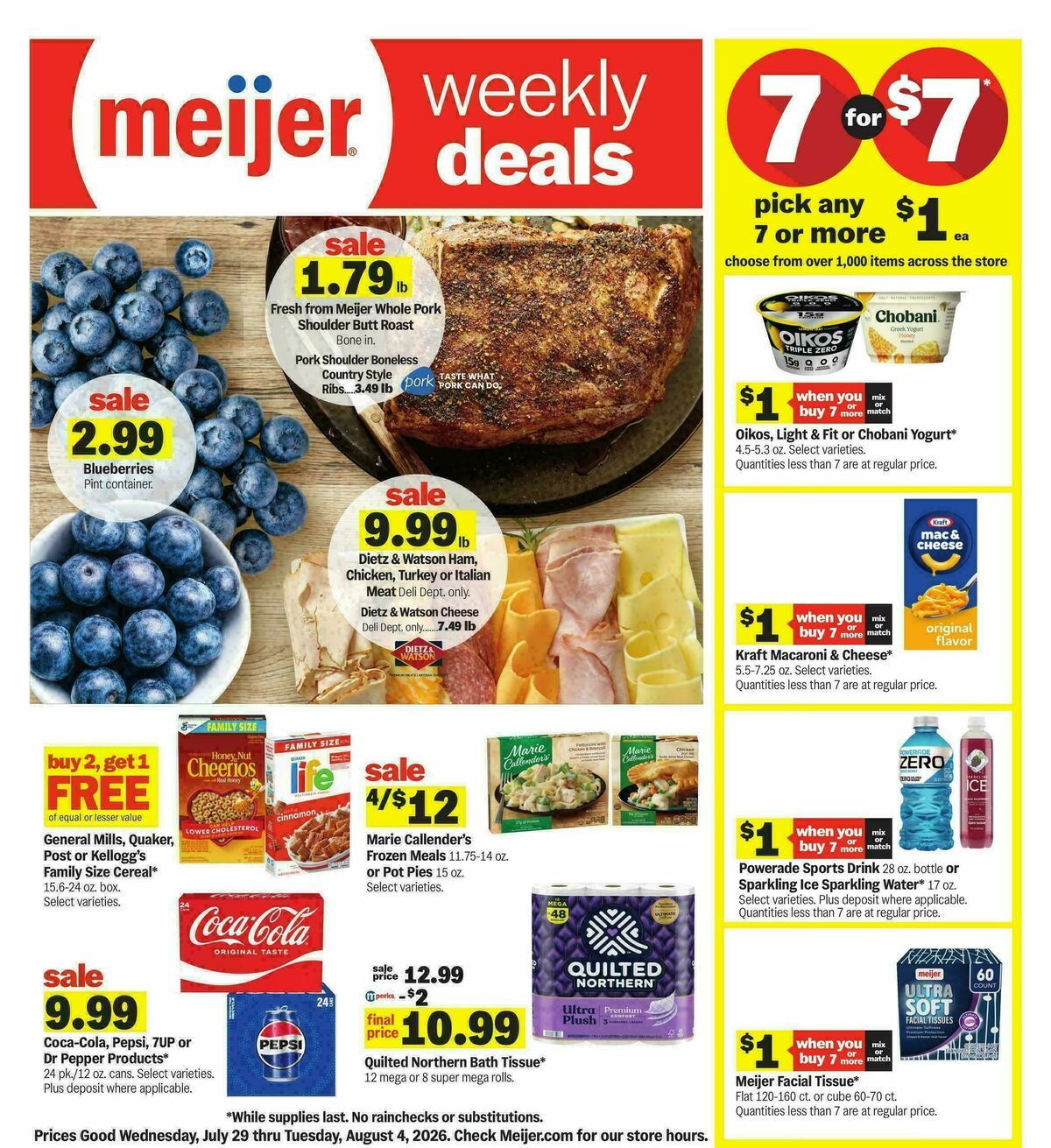 Meijer Weekly Ad from July 29