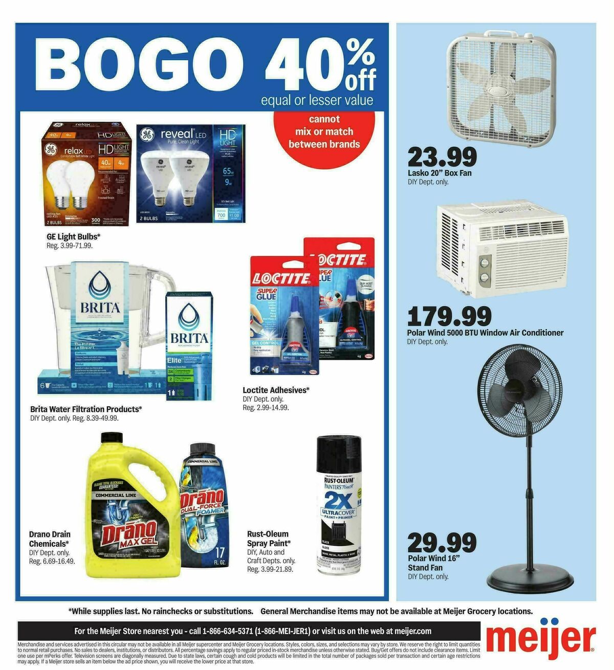 Meijer College vibes. real low prices. Weekly Ad from July 29
