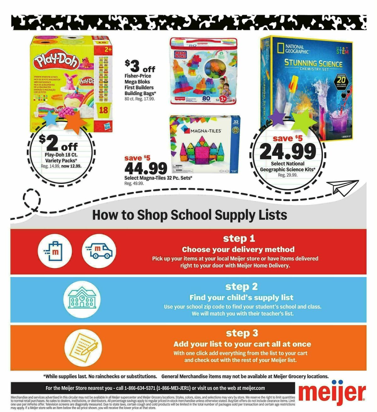 Meijer School deals under $1 Weekly Ad from July 29