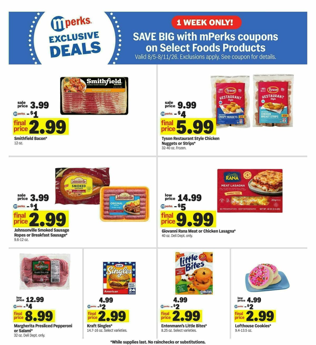 Meijer Weekly Ad from August 5