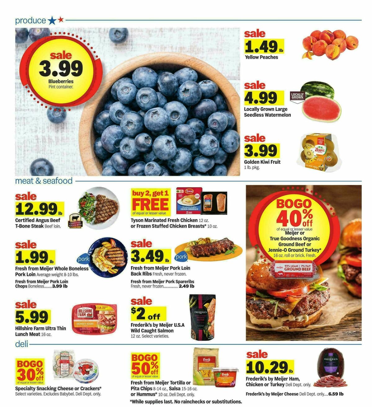 Meijer Weekly Ad from August 5