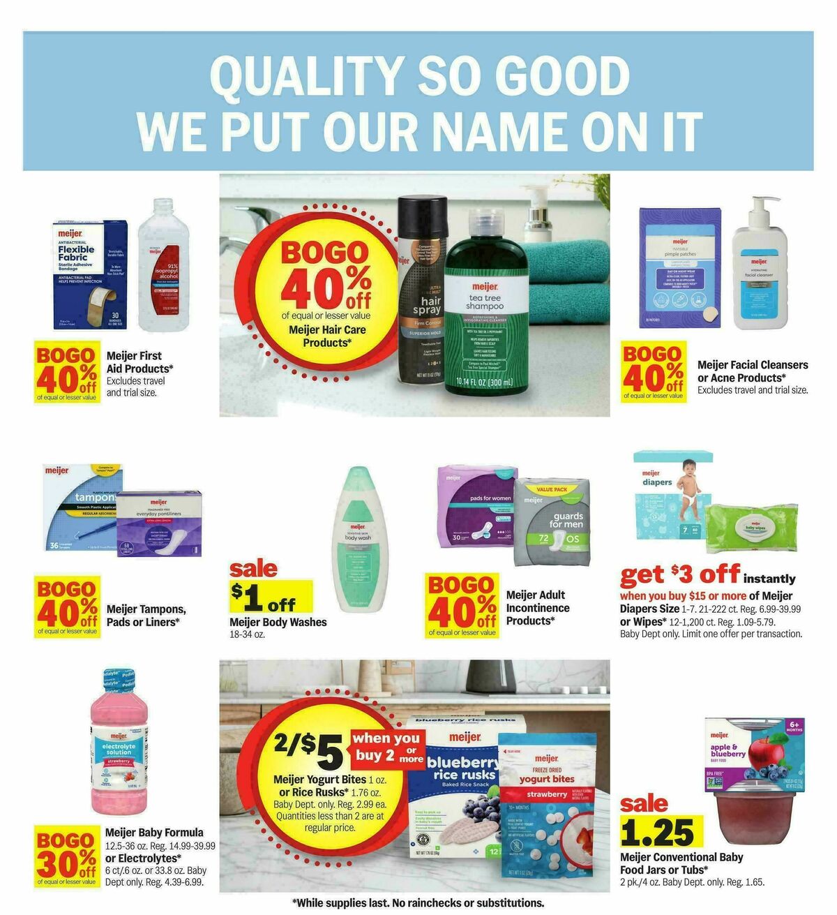 Meijer Weekly Ad from August 5