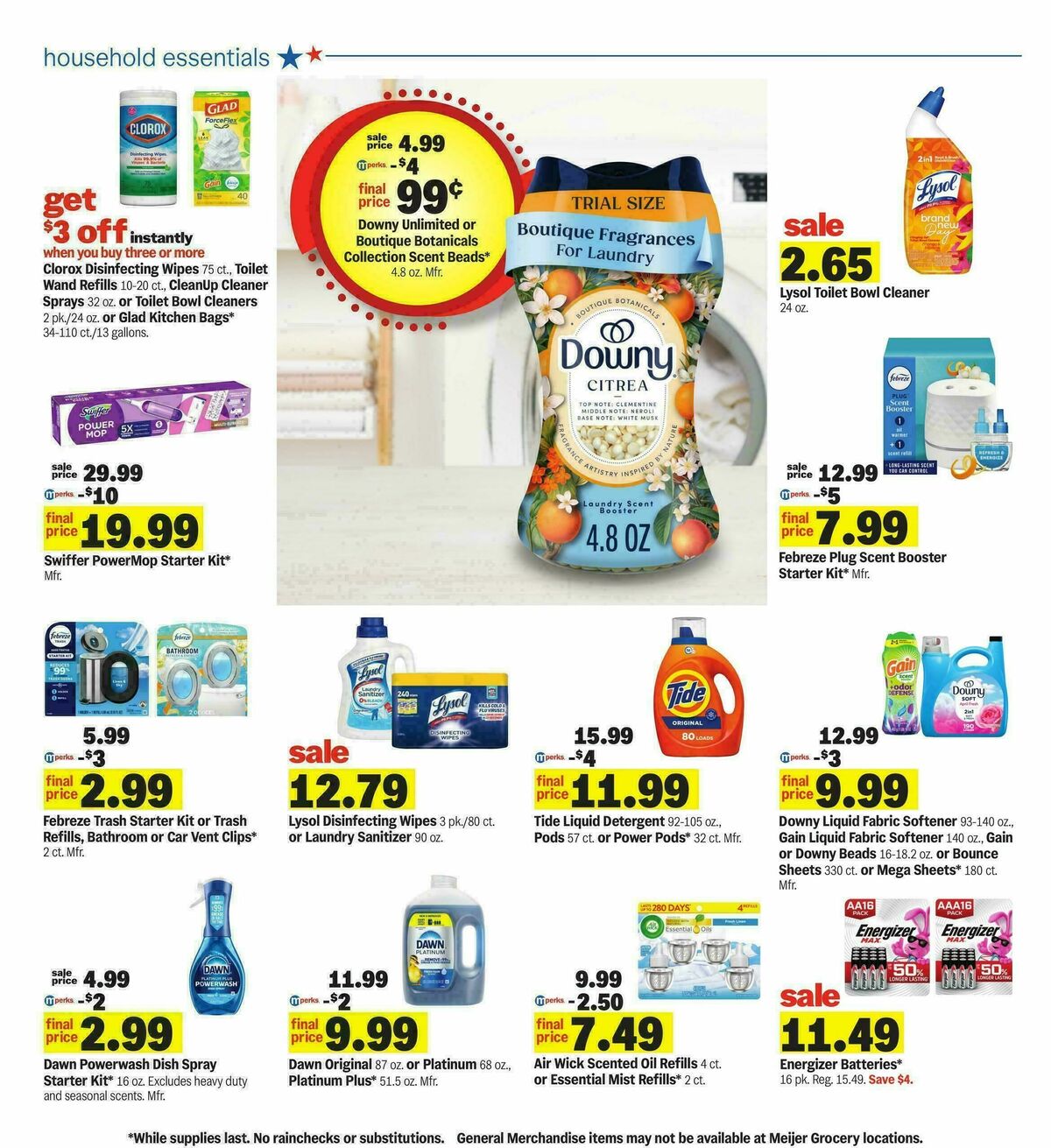 Meijer Weekly Ad from August 5