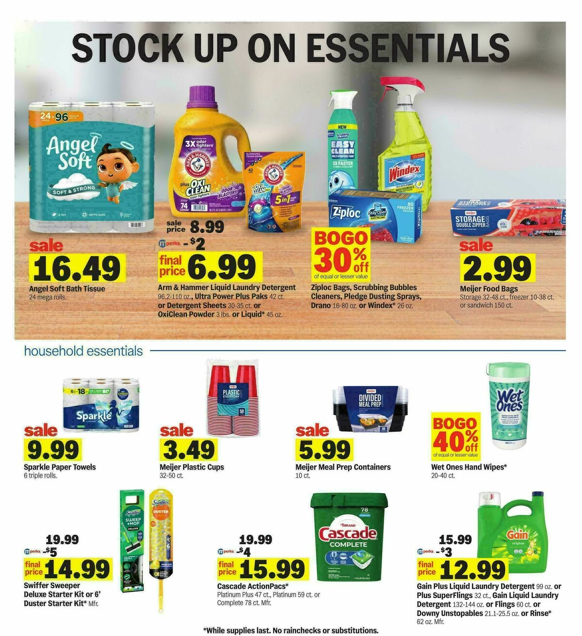 Meijer Weekly Ad from August 5