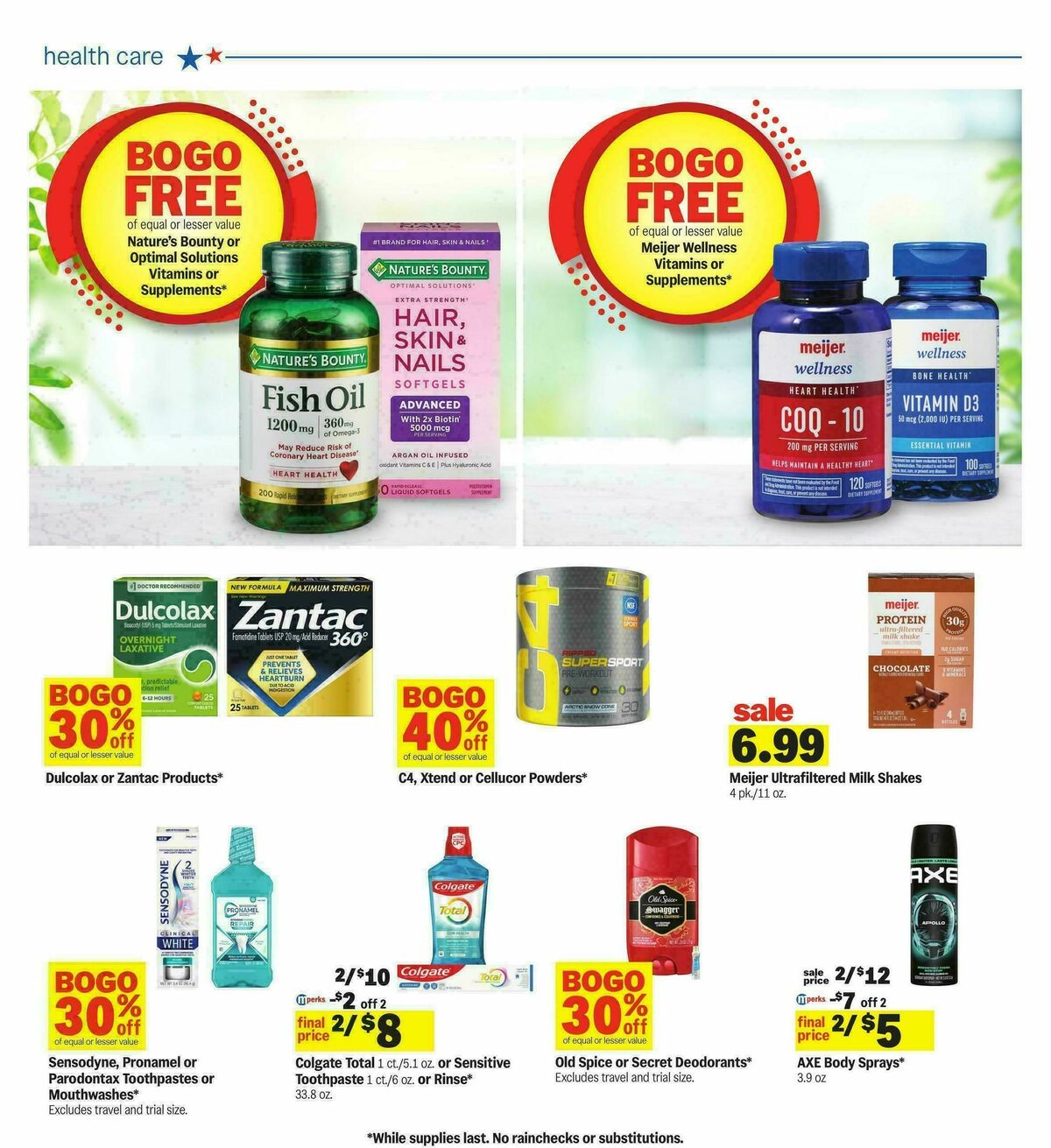 Meijer Weekly Ad from August 5