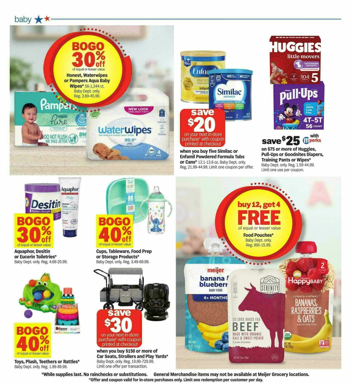 Meijer Weekly Ad from August 5