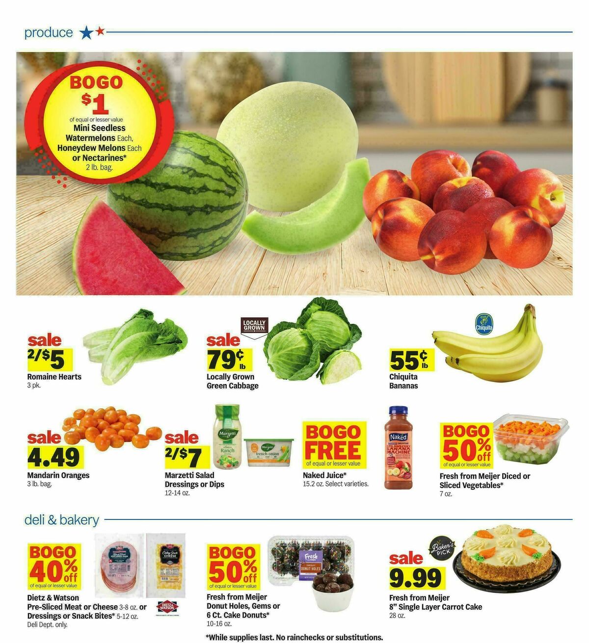 Meijer Weekly Ad from August 5