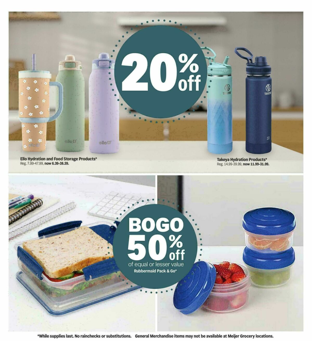 Meijer College vibes. Real low prices. Weekly Ad from August 5