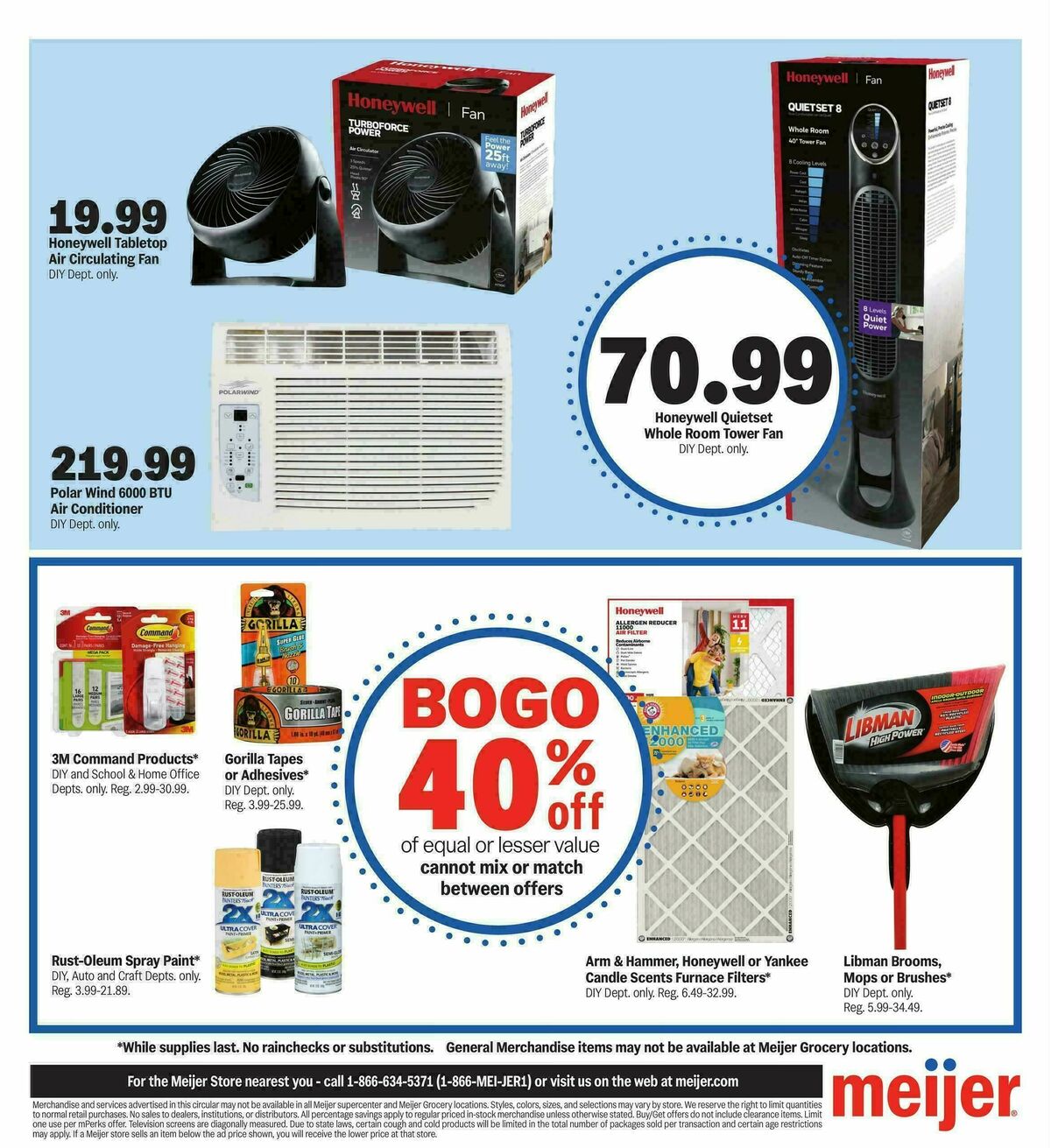 Meijer College vibes. Real low prices. Weekly Ad from August 5