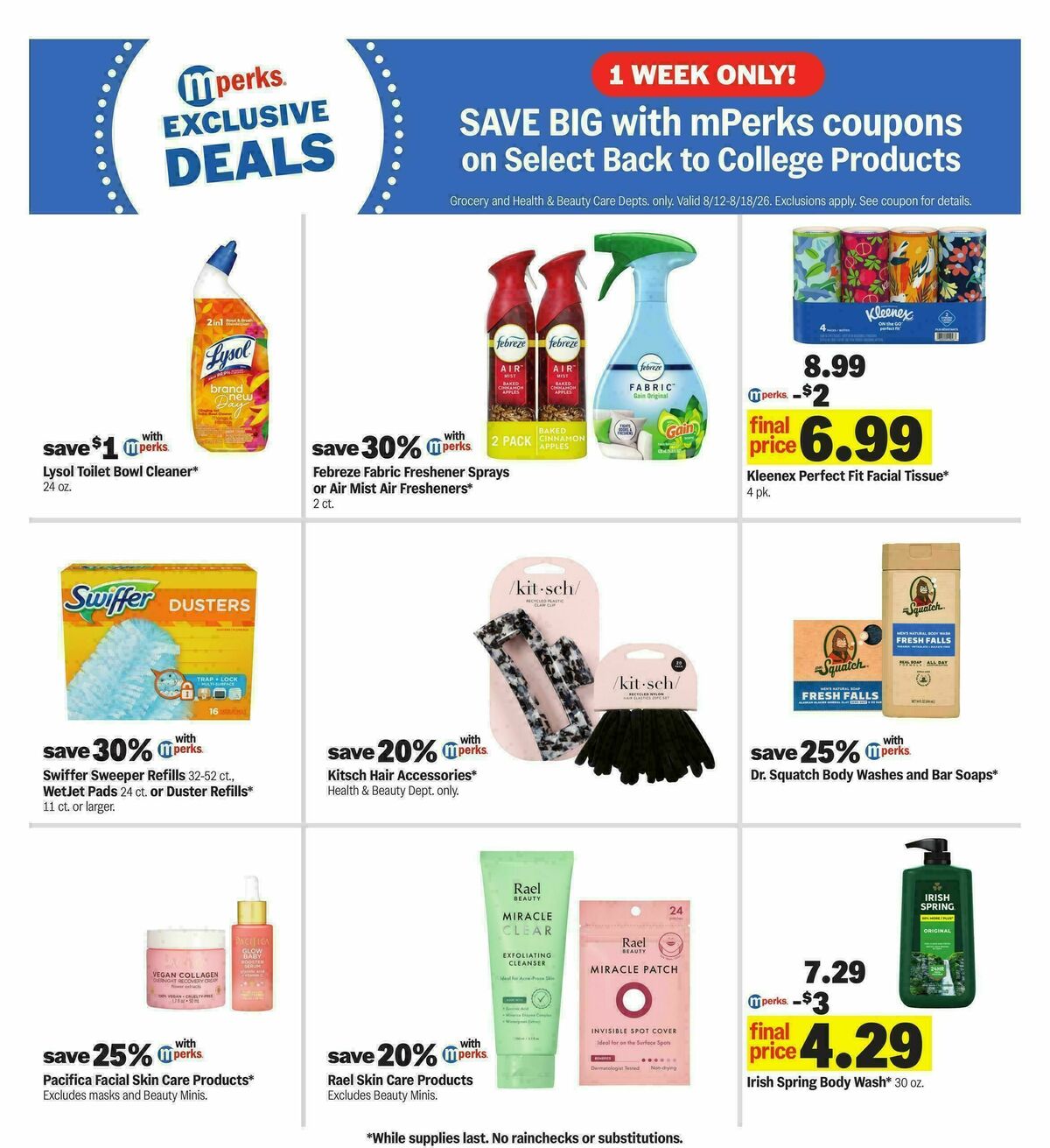 Meijer Weekly Ad from August 12
