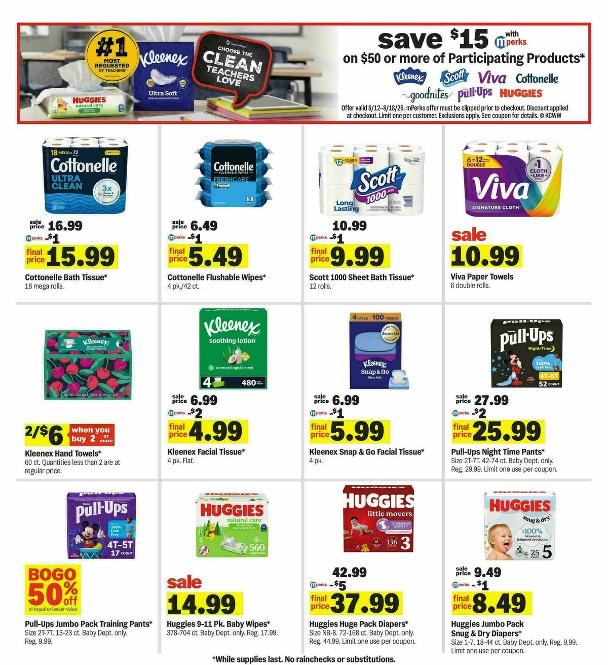Meijer Weekly Ad from August 12