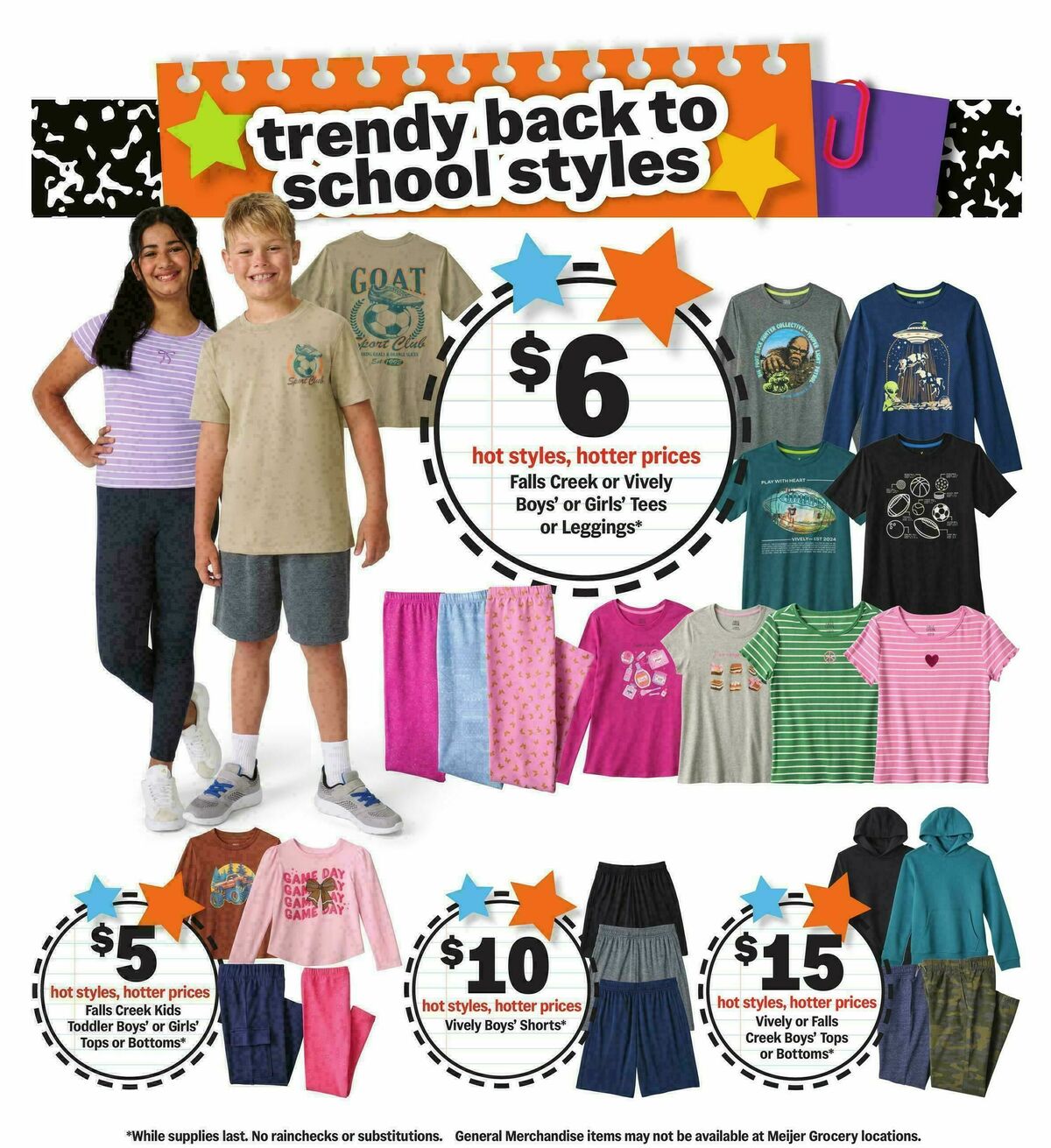Meijer School deals under $1 Weekly Ad from August 12