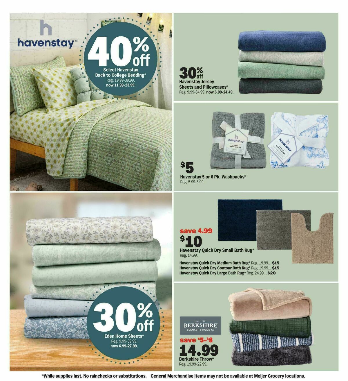 Meijer College vibes. real low prices. Weekly Ad from August 12