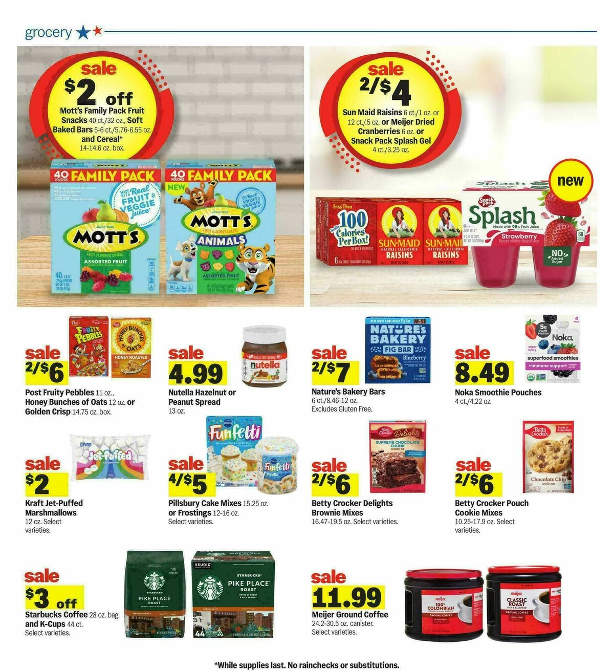 Meijer Weekly Ad from August 19