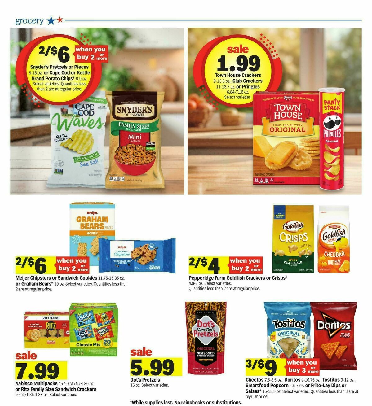 Meijer Weekly Ad from August 19