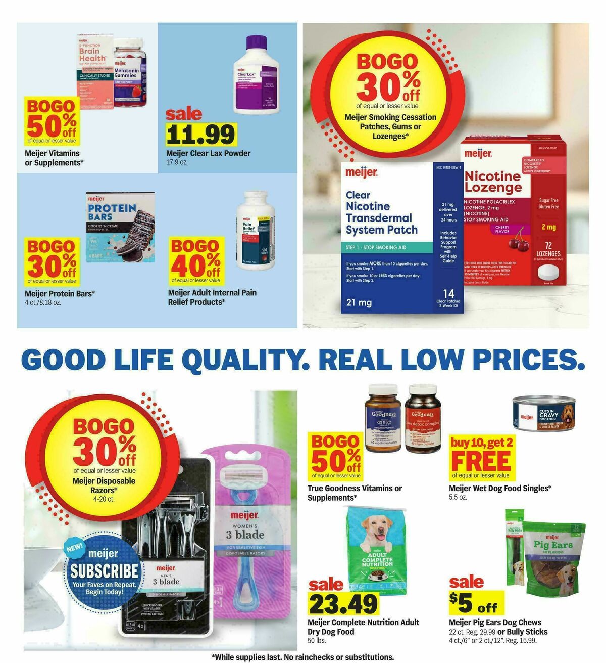 Meijer Weekly Ad from August 19
