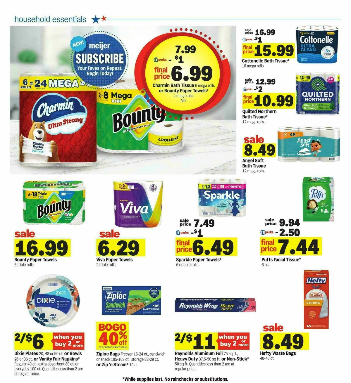 Meijer Weekly Ad from August 19