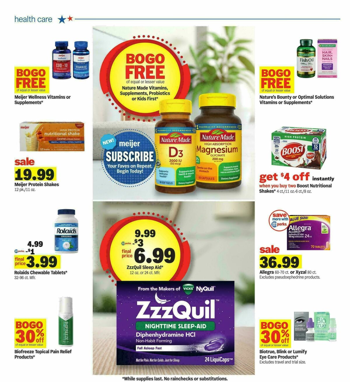 Meijer Weekly Ad from August 19