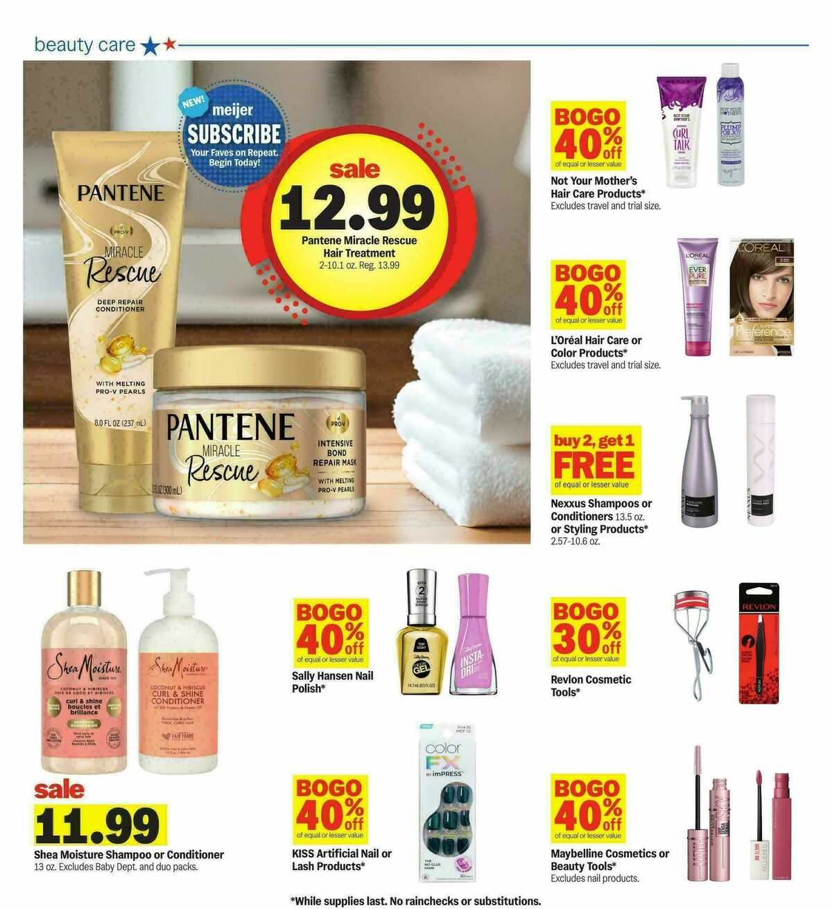 Meijer Weekly Ad from August 19