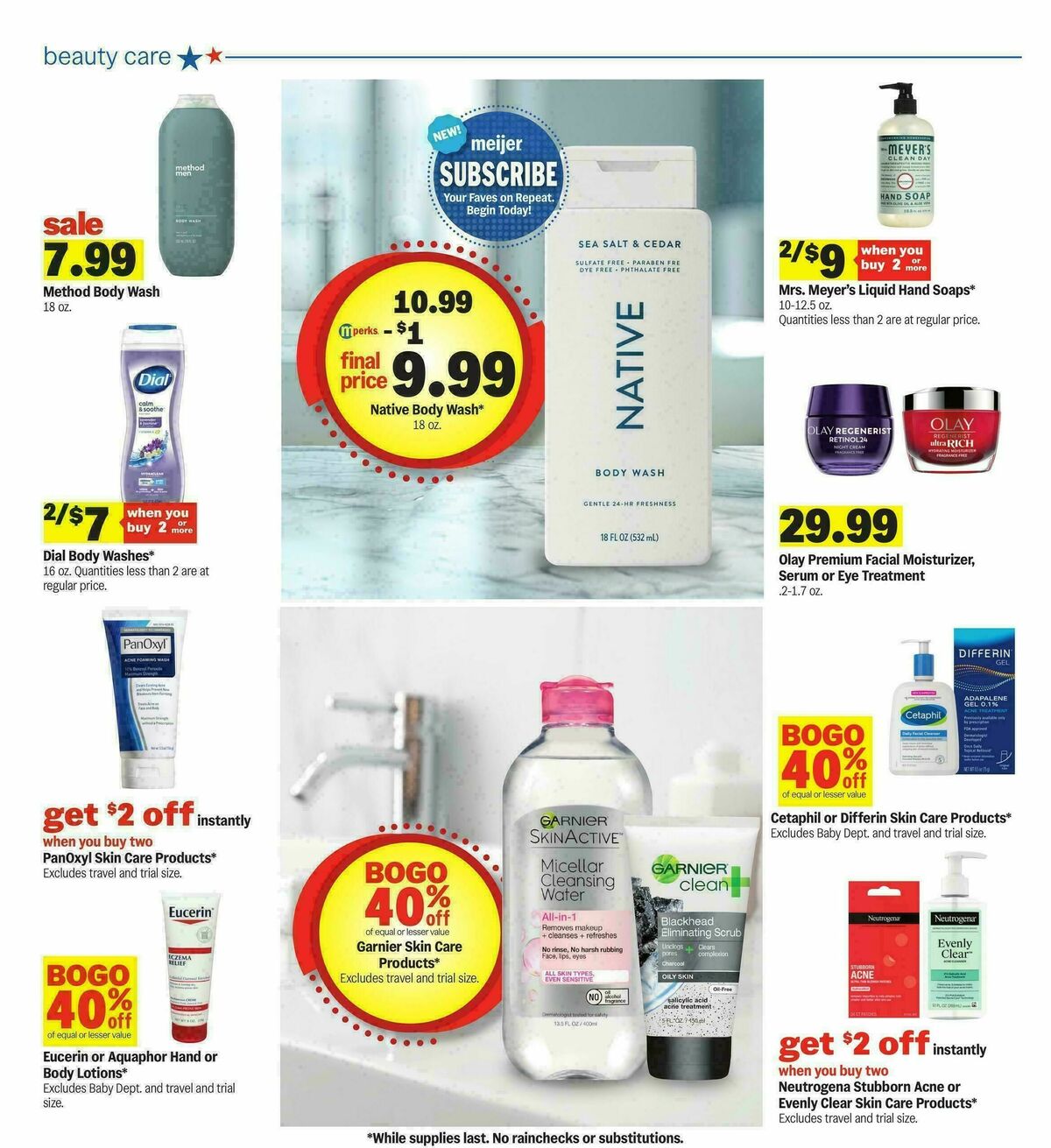 Meijer Weekly Ad from August 19