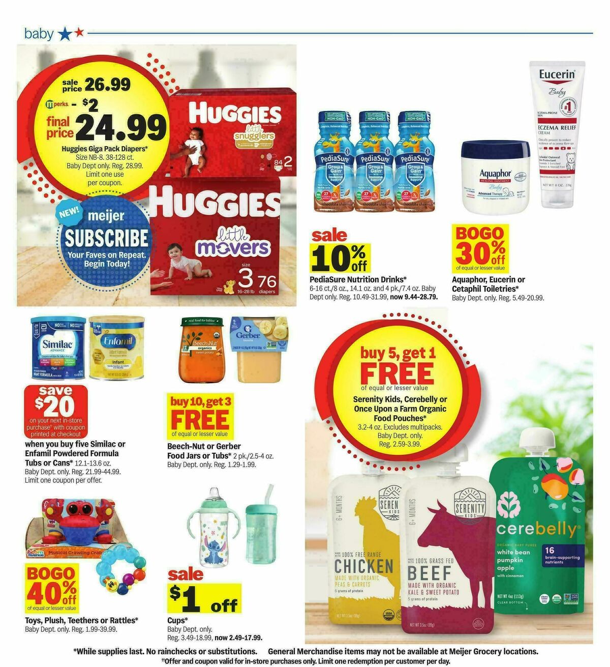 Meijer Weekly Ad from August 19