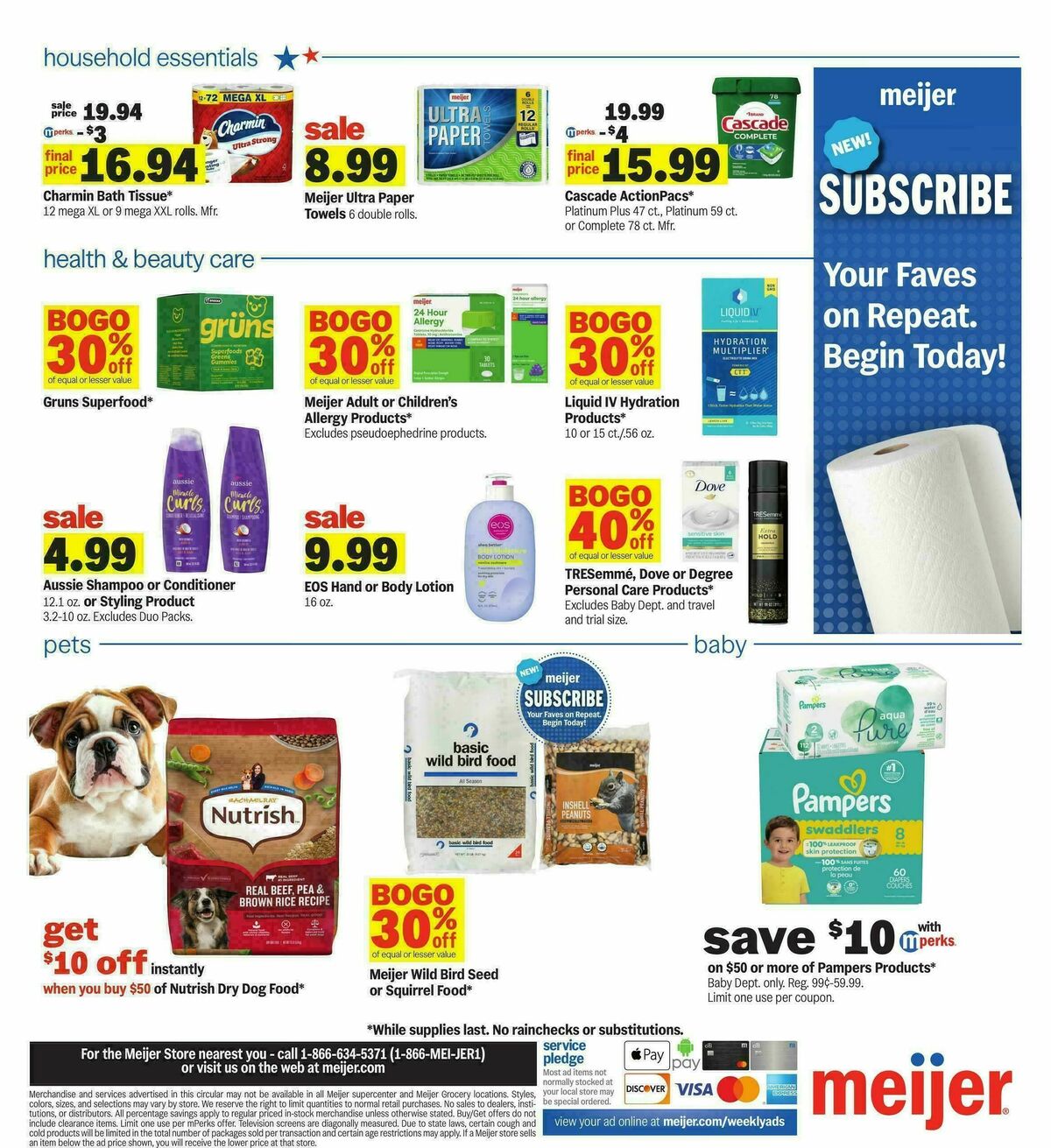Meijer Weekly Ad from August 19