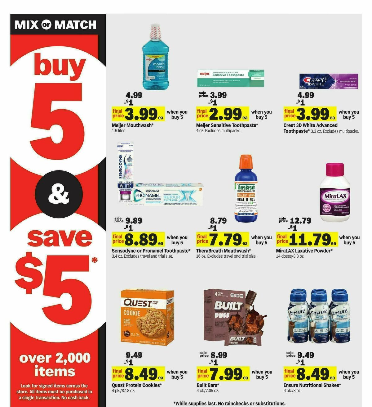 Meijer Weekly Ad from August 26